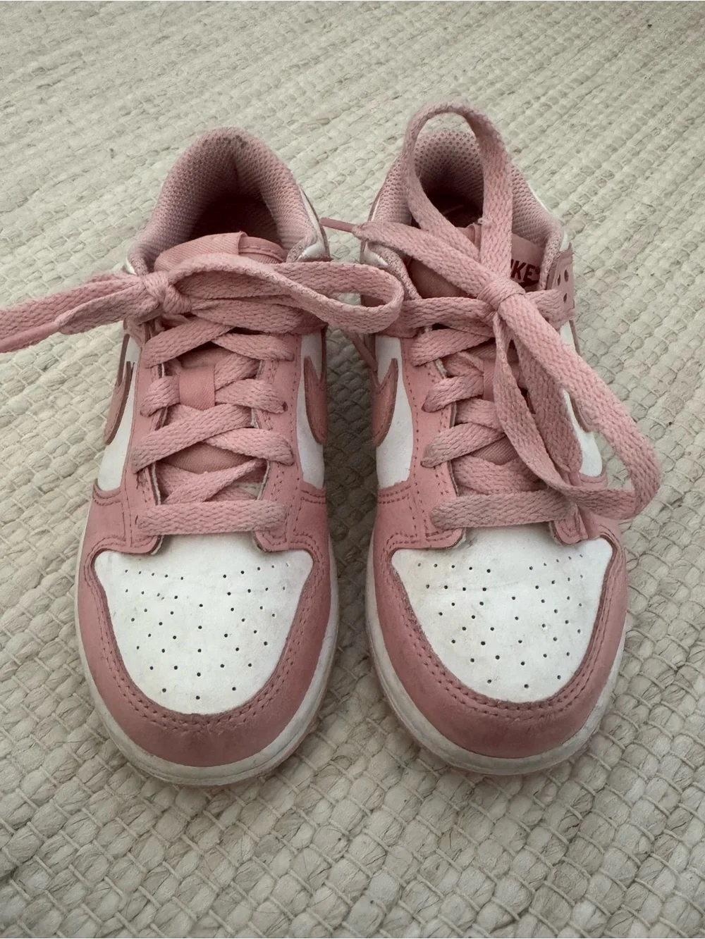 NIKE Girls Pink Sneakers - Size 13.5